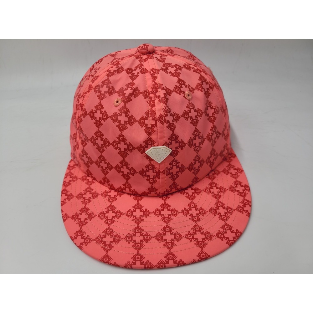 Diamond Supply Co Strapback Adjustable Hat Cap Polyester‎ Skate Men Women Pink
